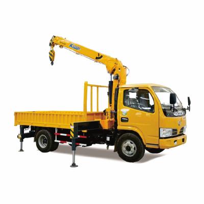 China Mini 4 Ton Mobile Telescopic Arm Truck Mounted Crane for construction for sale