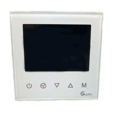 China Modern 24Vac 3 Fan Speed Thermostat 1valve HVAC 0-10v Output Thermostat For FCU for sale