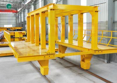 China customized manual rail cart applied train railway with railings for sale