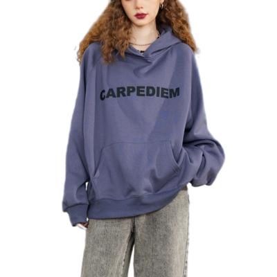 China Anti-wrinkle Custom Logo 100% Cotton Women Hoodies Blank Streetwear Plus Size Women's Oneck Hoodies Custom Print Hoodies For Men for sale