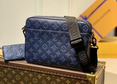 China Blaue leichensack Amboss LV des Monogramm-26cm Luxusquerbuchstaben zu verkaufen