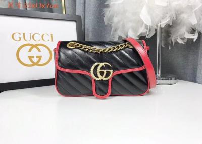中国 正方形の形のフリップClossedの革靴の肩の贅沢なチェーン袋 販売のため