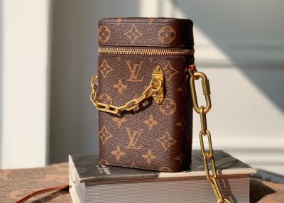 中国 小型バケツ型の金贅沢なチェーン袋の花の印刷 販売のため