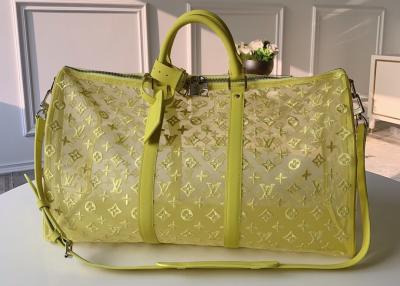 China Die Reise-Handtaschen-Kissen-Form gelber quer- Körper Mesh Fabrics 50cm Frauen zu verkaufen