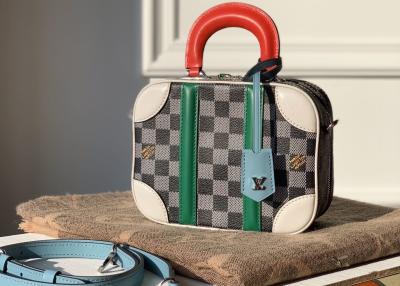 China Einzelnes Bügel-Quadrat überziehen die Reise-Handtasche 20cm Frauen für Damen mit Leder zu verkaufen