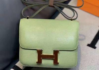 China Eidechsen-Haut-Marken-Handtasche, 25cm Flugbegleiter-Umhängetasche zu verkaufen