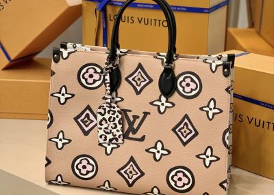 China 41cm Länge M45814 LV Onthego Tote Bag Leopard Monogram Printing zu verkaufen