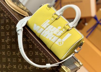 China Peitschen Luxusquerleichensack LV M80842 auffällige gelbe junge Art aus zu verkaufen