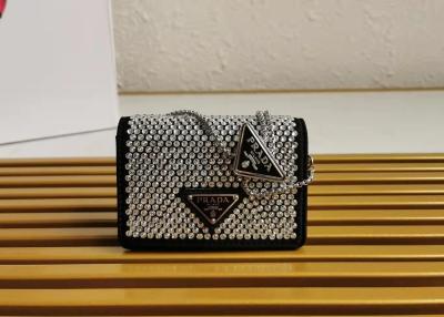 中国 Duchesseの調節可能な水晶設計革Crossbody袋 販売のため