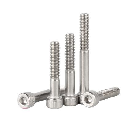 China Stainless steel metal file fastener 304 316 Stainless Steel Half Thread DIN 912 Hexagon Socket Head Cap Screw for sale
