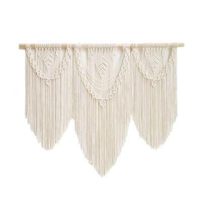 China Handmade Wholesale Customized Home Office Decor Good Quality Handcrafted Cotton Tapestries Decorated Woven Wall Arras for sale