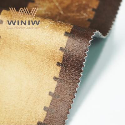 중국 1.2mm 마이크로 섬유 가짜 가죽 채식 가구 직물 소파 가죽 제조 판매용