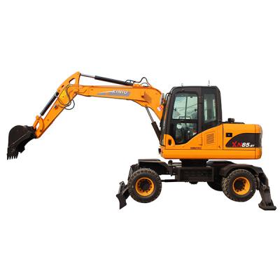 China Construction works Hot China Rhino New Small Wheel Excavator XN85-9Y for sale