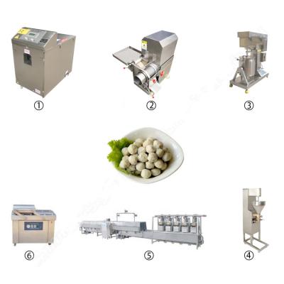 China 1000*400*400mm Automatic Fish Ball Production Line Stainless Steel for sale
