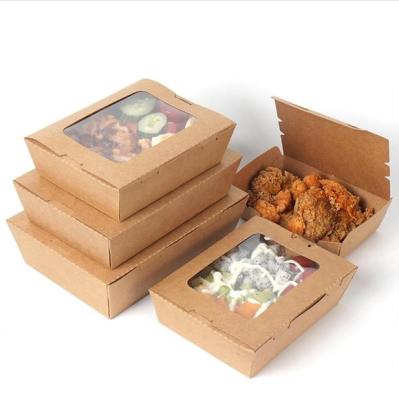 China Disposable Take Out Container Food Box Disposable Takeout Container Salad Box for sale