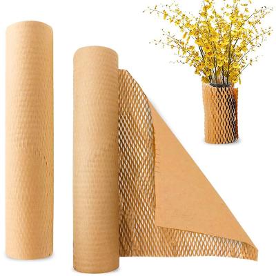 China Biodegradable Professional Healthy No Pollution Run Free Sample Convenient Biodegradable Insulation Roll Honeycomb Paper Damping for sale