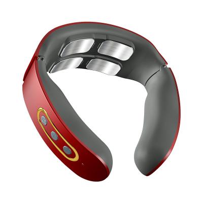 China Portable Neck Tissue Deep Pain Relief 4 Head Wrinkle Neck Lifting And Tightening Massager for sale
