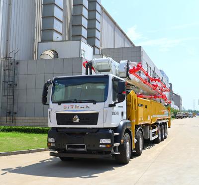 China Hotels HB67V Larggest 70m Truck Mounted Concrete Boom Pump With Good Price for sale