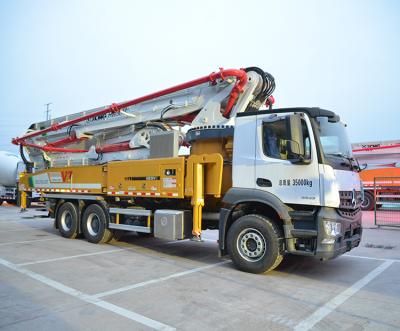 China Hotels Concrete Pump Truck Hb50V China New 50m Concrete Truck With Benz Chassis Price for sale