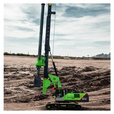 China Construction works Low Price Max Hoist Capacity 220KN Construction Works Hydraulic Vertical Crawler Drilling Rig for sale
