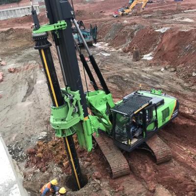 China Construction works Sales Drill Pile Foundation Well Bored Machine KR150A Hydraulic Rotary Drilling Rig for sale