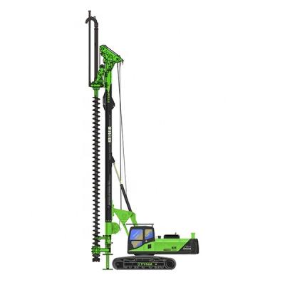 China Construction works rotary drilling rig TYSIM KR125M small drilling rig CFA overall weight 32.5t for sale