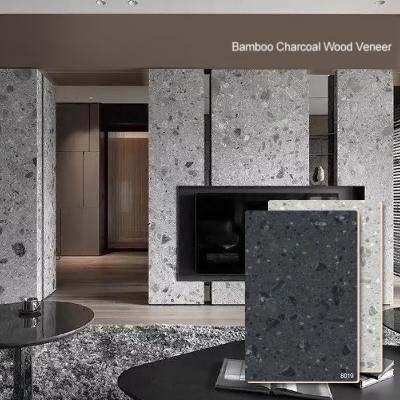 China Fabrikpreis 1220*2440*5/8mm wasserdicht und feuerdicht biegsam Bambus Holzkohle Veneer PVC umweltfreundlich Hochglanz Marmor Holz Veneer für Hintergrundwand zu verkaufen