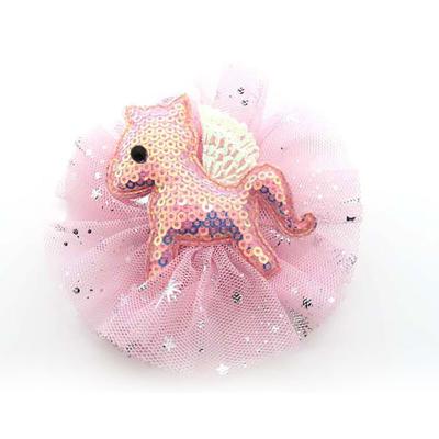 China Hair Clips Wholesale Bow Butterfly Hair Clips Girls Kids Lace Bowknot Glitter Pink Flower Hair Clips for sale