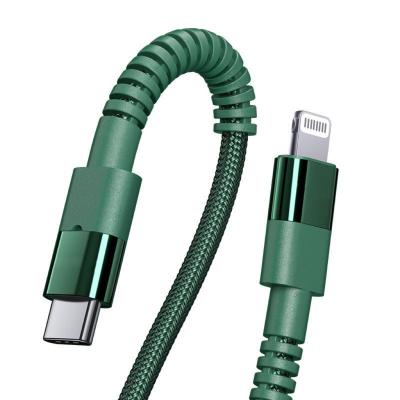 China Factory Wholesale OEM Mobile Phone Original USB-C to 3ft Cable, Lightning MFi Certified, Mesh Braided Nylon High-Speed Cable for iPhone for sale