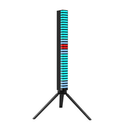 China Atmosphere Sensitive RGB Rhythm Recognition Sounds Collection APP 3D LED Light Audio Led Newupgrade With Tripod for sale