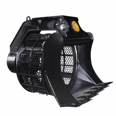 China Farms Factory Supply Hot Price Hydraulic Rotary Testing Bucket For Stone for sale