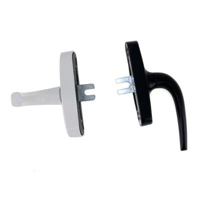 China Beautiful and strong window handle lock door and window handles door and window accessories aluminum trim corners handle aluminum alloy curved surface for sale