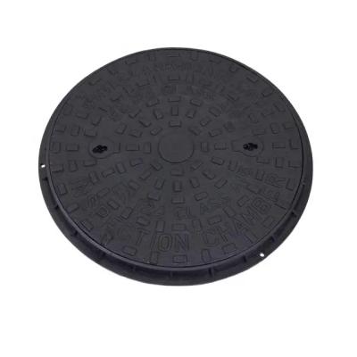 China Industry Manufactures Supply Customized 400kn 60x60 round cast iron c250 en124 d400 dn700 iron manhole cover Ductile Iron Manhole Cover for sale