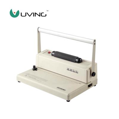 China U-S15 Coil Book Binding Machine Electric Spiral Binding Machine Perfect Price 375x260x125mm for sale