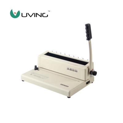 China U-W12 wire binding machine for office use with 34 holes A4 465x330x220mm for sale