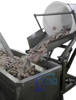 Cina Multiscene Unità di lavorazione del pesce da 2,2 kW, attrezzature industriali per la lavorazione del salmone in vendita