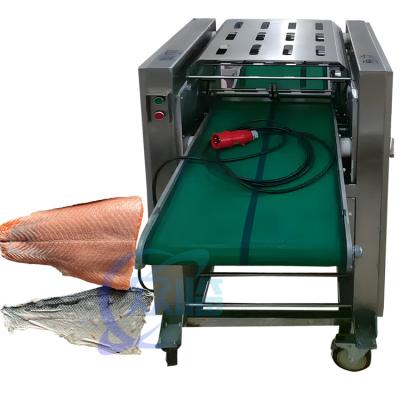 China Tilapia-Kalmarhaut-Pellermaschine Automatische Edelstahl-Fischhaut-Entfernung-Peller-Schneiden-Fellmaschine F zu verkaufen
