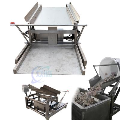 Cina Prodotto di gamberetti Impianto di trasformazione linea di produzione alimentatore piattaforma elettrica di versamento di materie prime Fabbrica vendita diretta in vendita