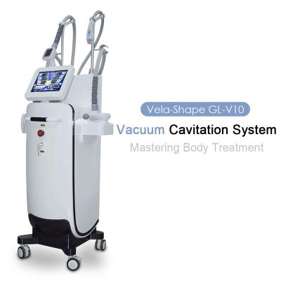China Weight Loss Body Shape V10 RF Vacuum Roller Body Training And Weight LossMachine Vacuum Cavitation Contouring System For Beauty Women for sale