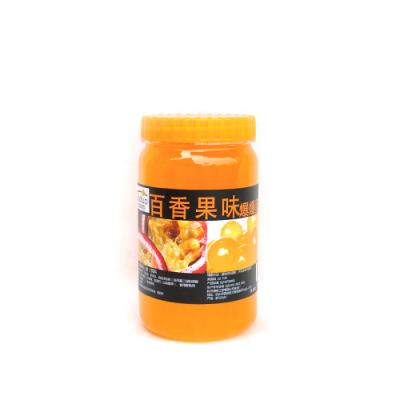 China Wholesale Jumping Boba milk tea for bubble tea beverages passionflower flavor jumping boba for sale