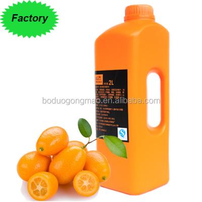 China Natural Professional Production New Listing Fruit Syrup Concentrated Kumquat Juice for sale