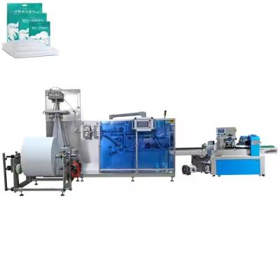 China Automatische Einweghandtuchverpackung Hochgeschwindigkeits-Einwegbadehandtuchfaltenmaschine 380V zu verkaufen