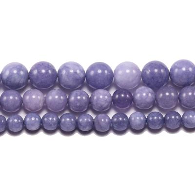 China Wholesale Soft Round Loose Handmade Wathet Blue Beads Crystal Beads Bracelet DIY For Earrings Jewelry Accessories for sale