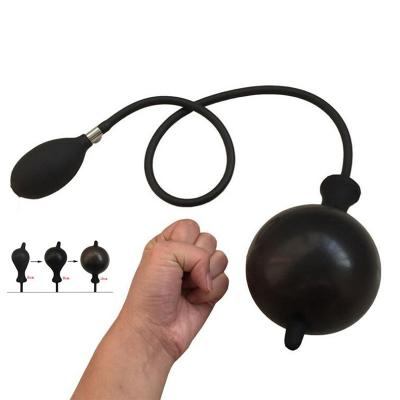 China 10 Models Silicone adult toys for women sex Silicone Enlarge Pump Extension Dilator Inflatable Anal Plug for sale