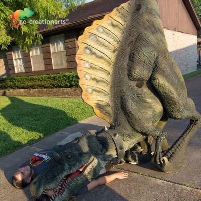 China Customizable Realistic Animatronic Dinosaur Costume 110V/220V With Legs Moving for sale