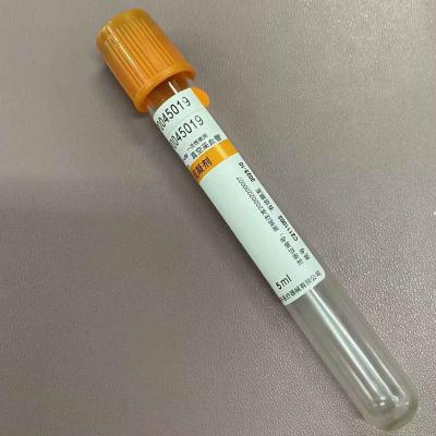 China Het oranje Hoogste Klonteractivator de Buis van de Bloedinzameling Pro Coaguleren Te koop