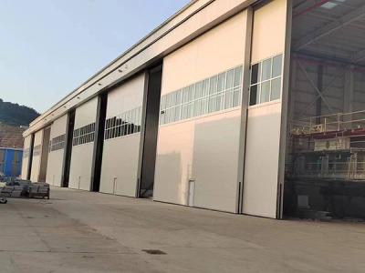 China Prefabricated Metal Aircraft Hangars Painted Galvanized Surface for sale