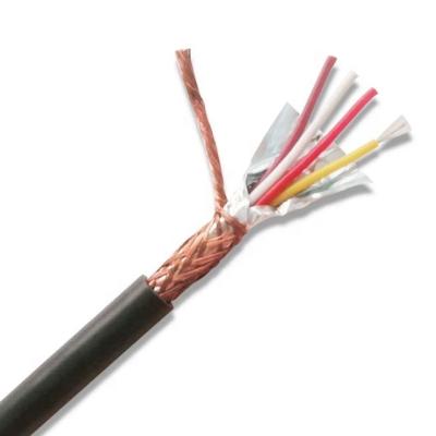 China Electrical Equimen Signal Control Cable Shielded Twisted Wire Power Cables 0.15mm PVC Sheath Copper Flexible Electrical Wires for sale