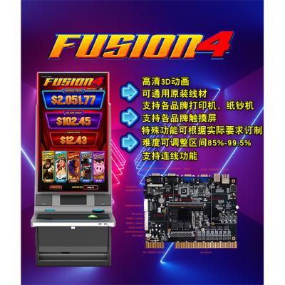 China 2021 Newcomer Fusion 4 With 5 In 1 Most Popular Slot Game Playing Coin Arcade Game JY-068 for sale