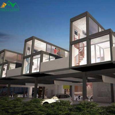 China Modern 3 Bedroom Container House China Prefab Homes Prefab Detachable Container House Prefab Long Term Service for sale